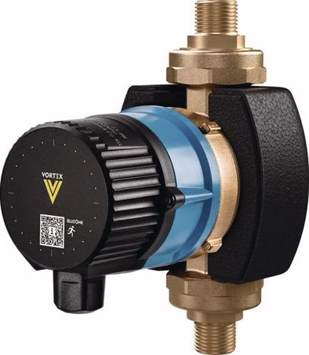 Pompe à eau chaude sanitaire BLUEONE BWO 155 V avec raccord 1/2Z / LF15 et module de fonctionnement continu VORTEX, appartenant à la catégorie des pompes de circulation et des pompes à eau chaude sanitaire, référence 7000536001