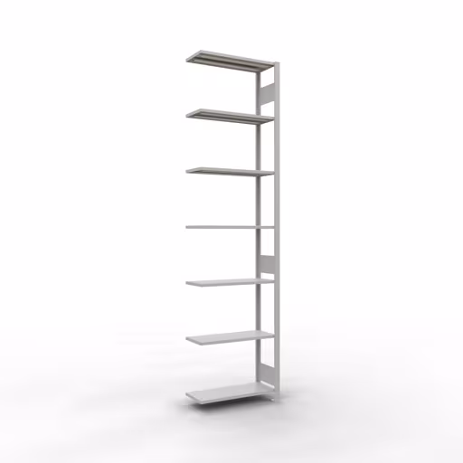 Anbauregal, Fachbodenregal Stecksystem MULTIplus150, 3000 x 750 x 300 mm (HxBxT), 7 Fachböden, Längenriegel, RAL 7035 lichtgrau von der Marke Schulte Lagertechnik Anbauregal, Fachbodenregal Stecksystem MULTIplus150, 3000 x 750 x 300 mm (HxBxT), 7 Fachböden, Längenriegel, RAL 7035 lichtgrau aus der Kategorie Anbauregal mit der Artikelnummer 32637-75-LR