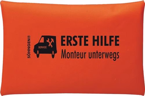 Erste Hilfe Tasche Monteur unterwegs B240xH170 circa mm orange SÖHNGEN aus der Kategorie Söhngen mit der Teilenummer 8000101397