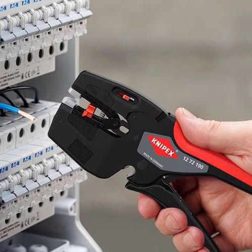 Detailbild 4113052 Abisolier- und Crimpzange Länge 190 mm 0,03 - 10 mm² (AWG 32 - 8) KNIPEX