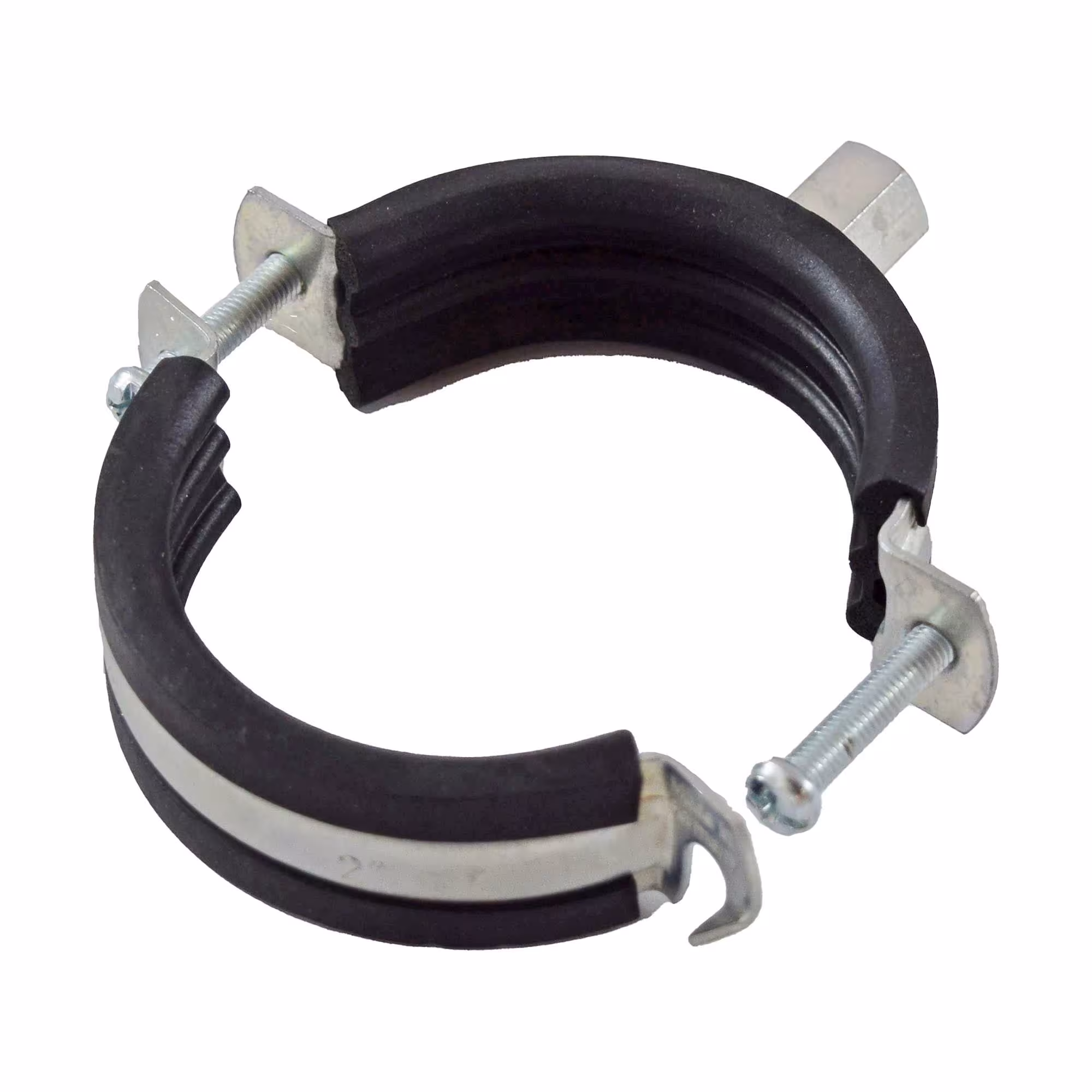 leichte Rohrschelle M8/M10 Hakenverschluss von der Marke Fixotec aus der Kategorie Zweischraubrohrschellen