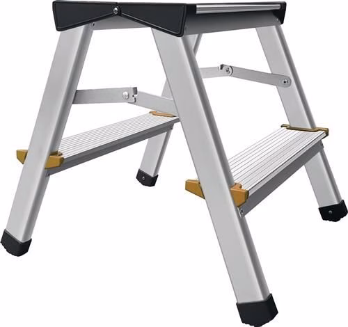 Klapptritt Stufen einschl. Plattform 2 Plattformhöhe 390 mm Aluminium mit Anti-Rutsch-Riffelung von der Marke Klapptritt Stufen einschl. Plattform 2 Plattformhöhe 390 mm Aluminium mit Anti-Rutsch-Riffelung aus der Kategorie Tritte mit der Teilenummer 9000465010