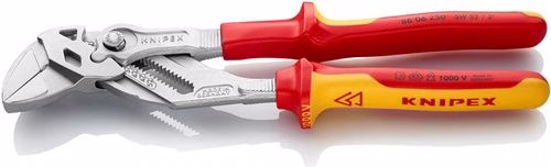 Zangenschlüssel Länge 250 mm Spannweite 46 mm verchromt Mehrkomponenten-Hüllen VDE KNIPEX aus der Kategorie VDE-Zangen mit der Teilenummer 4000810892