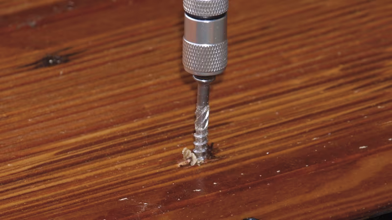 Edelstahl-Terrassenbelagschraube (C1) 5x50 mm mit Bohrspitze, 1 Pack = 100 Stück Holz, Hartholz, Maschine, Schraube