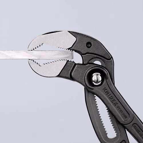 Rohr- und Wasserpumpenzange Cobra® Länge 400mm Spannweite 95mm poliert Kunststoff-Überzug KNIPEX