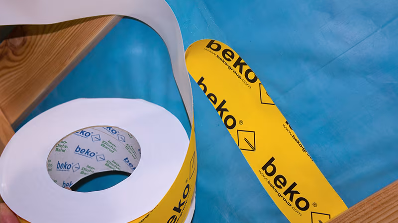 Iso-Dicht-Band 60 mm x 40 m GELB, für Längsverklebung