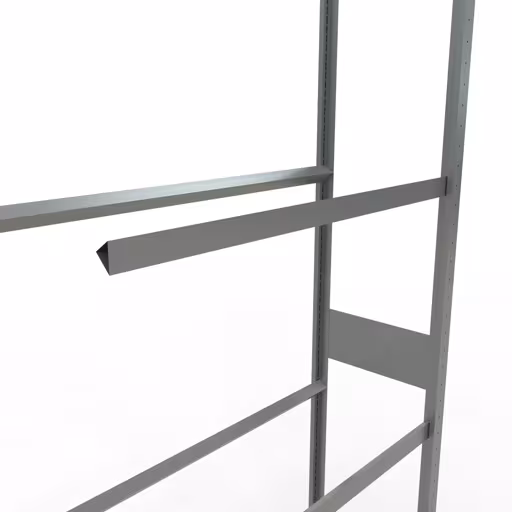 Anbauregal, Räder-/Reifenregal, 2750 x 1050 x 400 mm (HxBxT), verzinkt, 4 Lagerebenen á 150 kg Fachlast pro Ebene von Schulte Lagertechnik aus der Kategorie Fachbodenregale