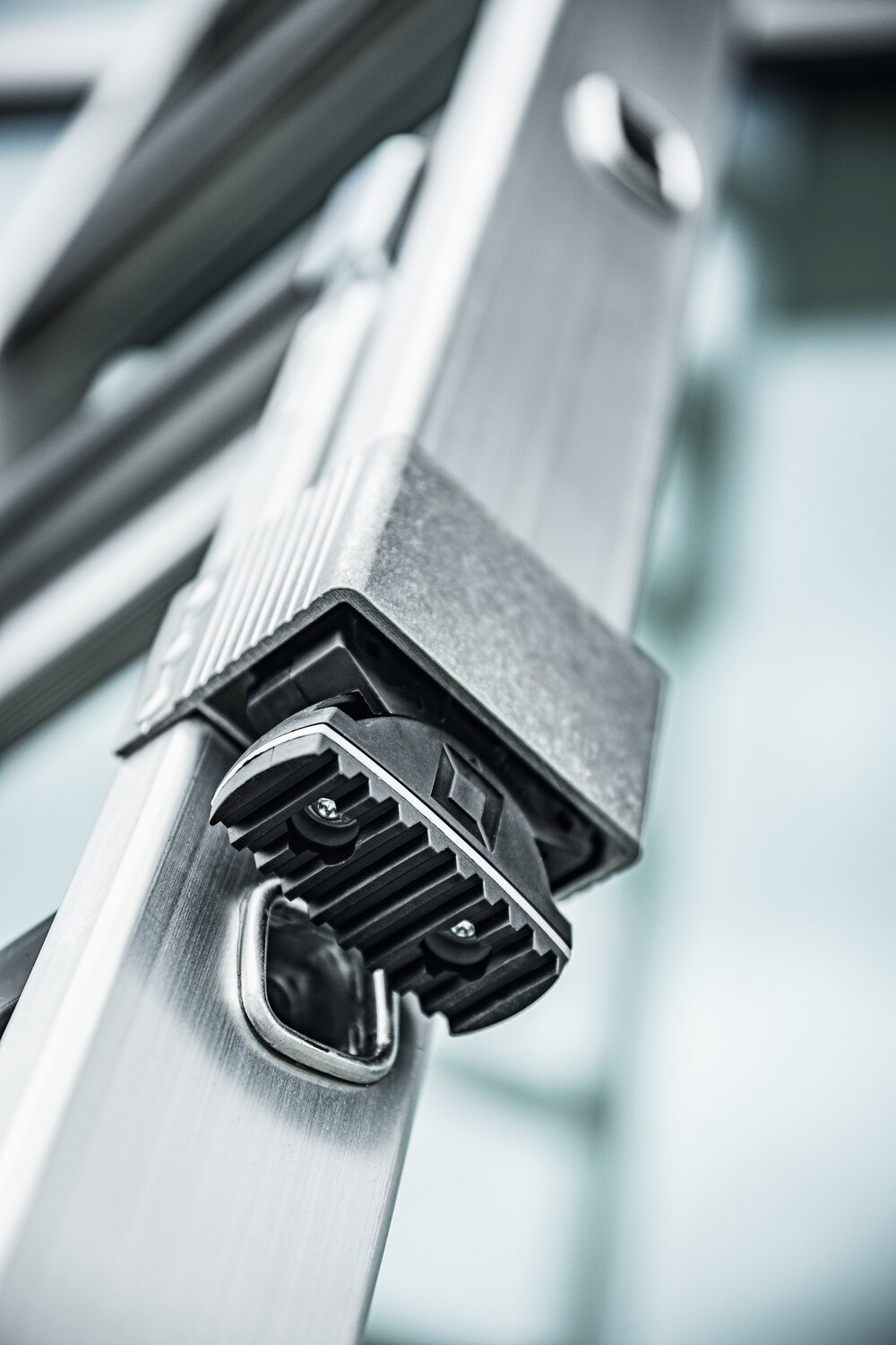 Milieubild 2178191 Munk Stufen-Glasreinigerleiter-Satz mit nivello®-Traverse und clip-step R13 2-teilig