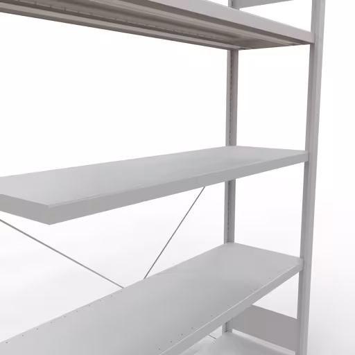 Produktbild Nr 13 des Artikels Stecksystem Anbauregal 2000x1300x400 mm, Typ 250 kg, lichtgrau Abbildung Nr 13 des Artikels Stecksystem Anbauregal 2000x1300x400 mm, Typ 250 kg, lichtgrau aus der Produktgruppe Stecksystem von der Marke Schulte Lagertechnik