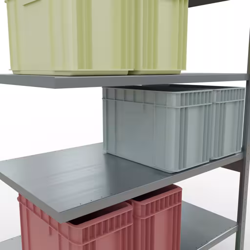 Stecksystem Anbauregal 2500x1300x800 mm, Typ 250 kg, verzinkt aus der Kategorie Anbauregal mit der GTIN 4004514218063 Stecksystem Anbauregal 2500x1300x800 mm, Typ 250 kg, verzinkt von der Marke Schulte Lagertechnik aus der Produktreihe Stecksystem