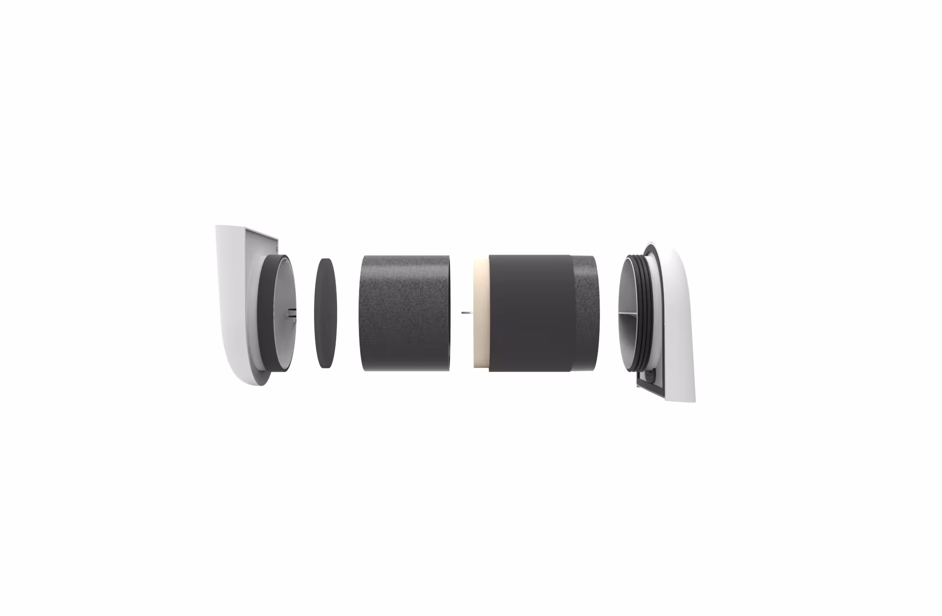 DIN-rail voeding voor 42V besturingen van Zewotherm Zewotherm SmartFan voeding, Zewotherm WRG ventilator, art.nr. 14010108