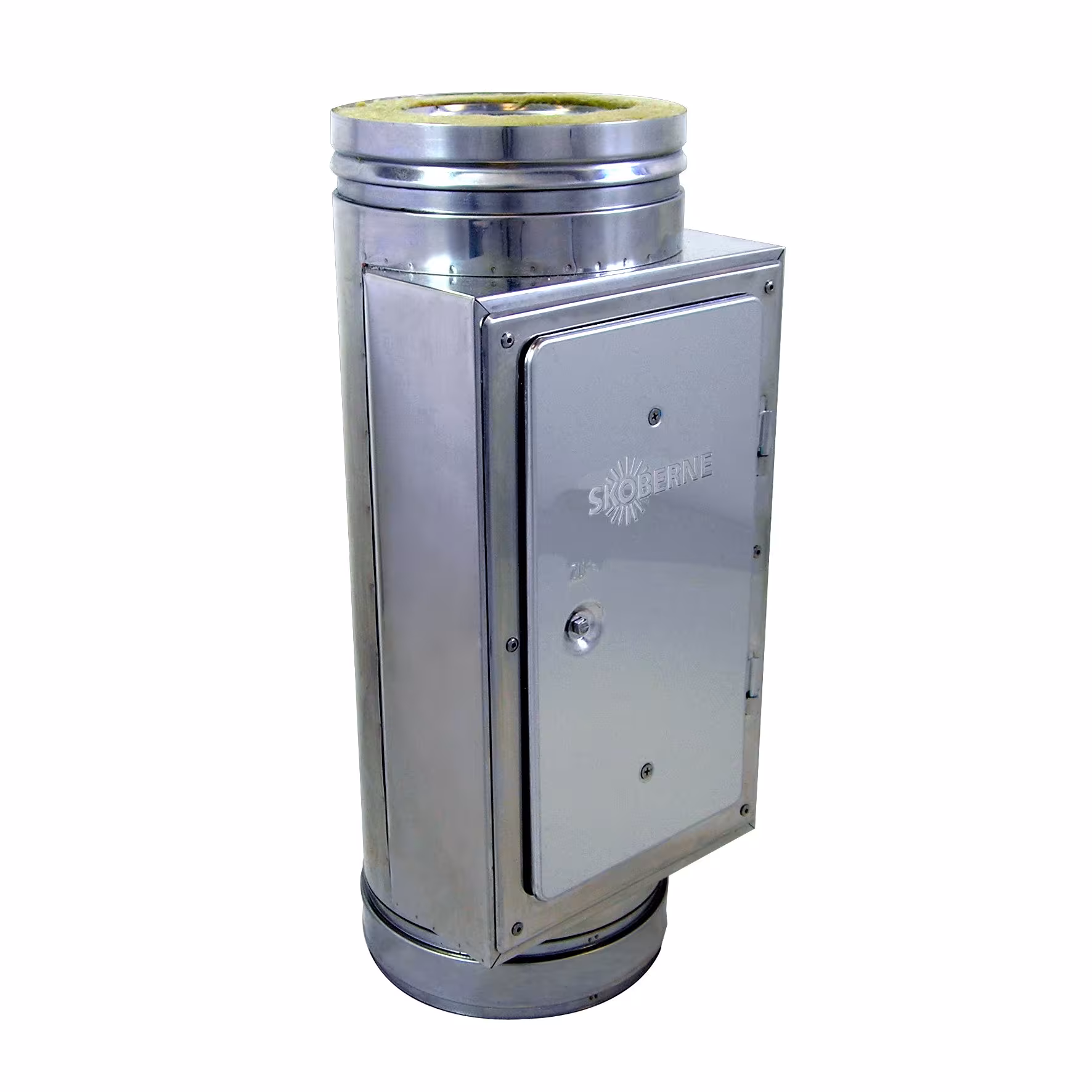 Elemento d'ispezione FU DW a doppia parete D550 lunghezza 500 mm con fascetta di serraggio della categoria impianto di scarico in acciaio inox a doppia parete con l'articolo n. 671362