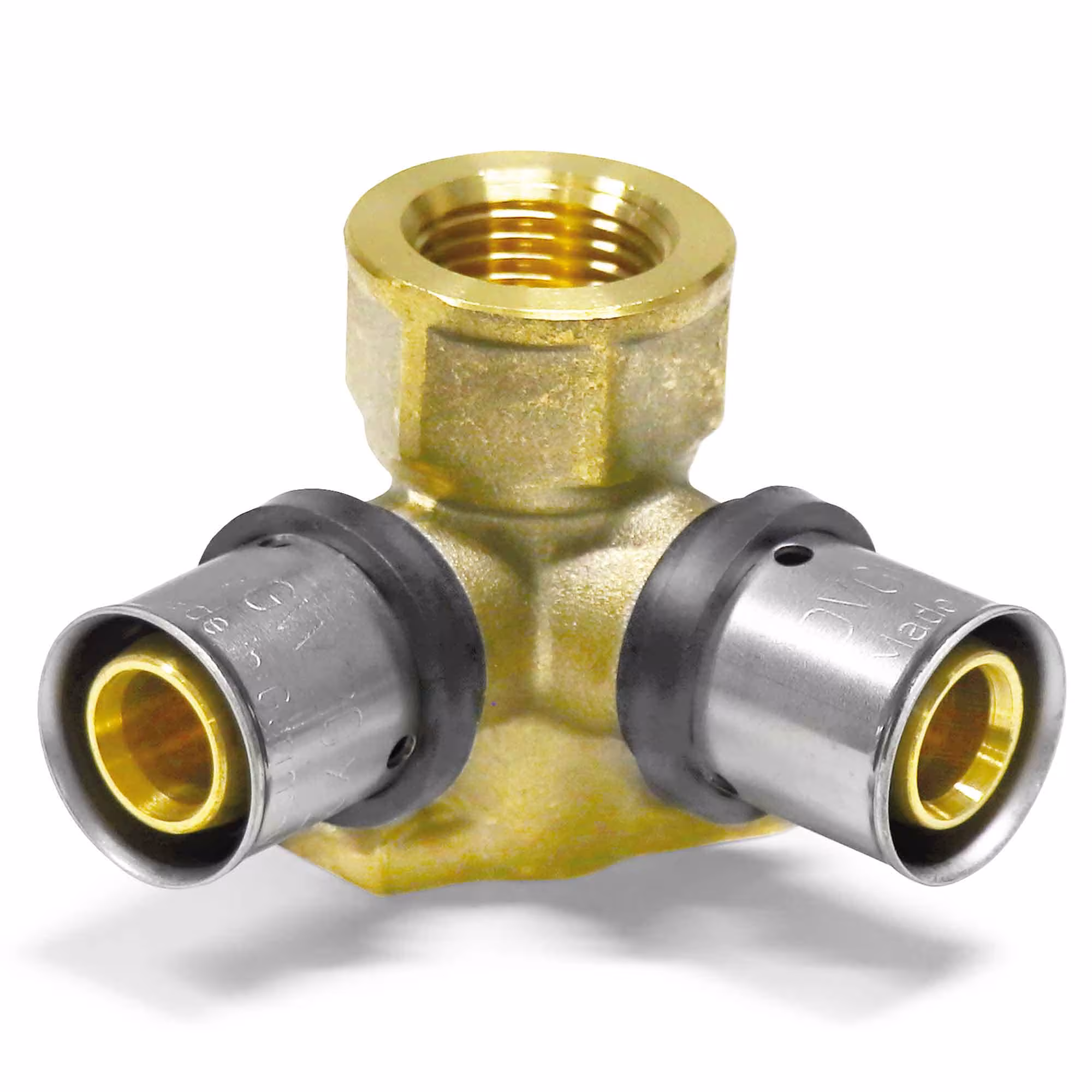 Press-Wandwinkel doppelt Typ Größe: Serie 20 x 2 - 1/2 Zoll - 20 x 2 mm aus der Kategorie Pressfittings mit der Artikelnr. PFWWS200420