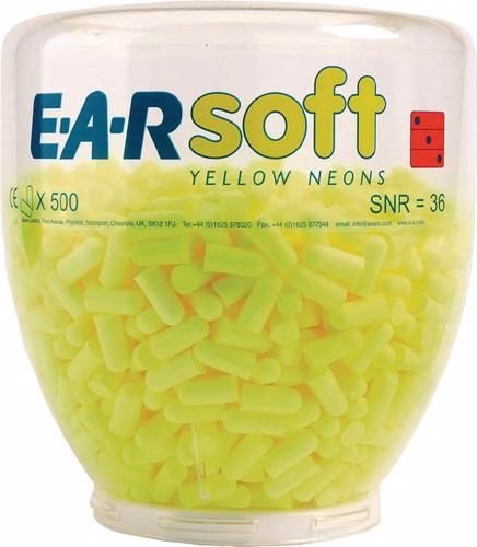 Gehörschutzstöpsel E-A-RSoft™ Yellow Neons™ Refill SNR 36 dB 500 Paar/Dispenser aus der Kategorie Gehörschutzstöpsel mit der Teilenummer 4000370305
