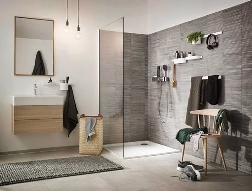 Detailbild 4078833 Hansgrohe Handbrause PULSIFY SELECT 105 3 Strahlarten Relaxation chrom