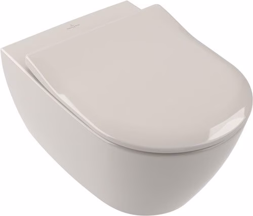 WC-Sitz Subway 2.0 Scharniere aus Edelstahl, SoftClosing Fu BxTxHmm weiß VILLEROY & BOCH