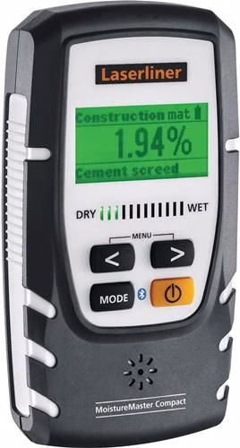 Holz-/Baufeuchtemesser MoistureMaster Compact Plus 0-40GradC/LF 60% LASERLINER aus der Kategorie Feuchtigkeitsmesser mit der Teilenummer 4000858029