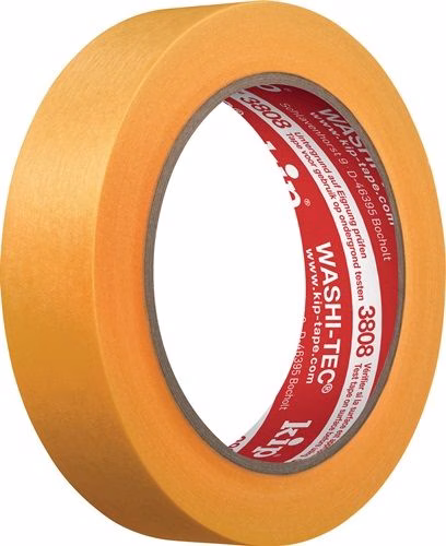 Ruban de masquage 3808 WASHI-TEC® Premium Goldkrepp® lisse orange, longueur 50 m, largeur 18 mm, rouleau KIP de la marque Ruban de masquage 3808 WASHI-TEC® Premium Goldkrepp® lisse orange rouleau KIP de la catégorie rubans adhésifs et rubans d'étanchéité avec le numéro de pièce 4000353125