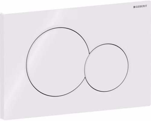 SIGMA01 bedieningsplaat voor dubbele inbouw met twee knoppen van het merk. Bedieningsplaat SIGMA01 voor dubbele spoeling met twee knoppen uit de categorie stortbakken en drukplaten met onderdeelnummer 6000408465