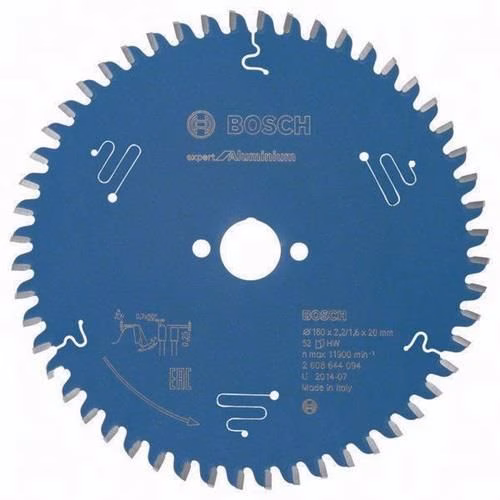 Kreissägeblatt EXPERT for Alu. Außendurchmesser 160 mm Zähne 52 HLTCG Bohrung 20 mm Schnittbreite 2,2 mm von der Marke Bosch Kreissägeblatt EXPERT for Aluminium BOSCH aus der Kategorie Kreissägeblatt mit der Teilenummer 4000815469