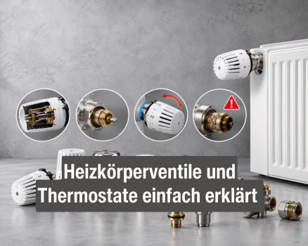 Heizkörperventile und Thermostate einfach erklärt Aufbau, Funktion, Voreinstellung und typische Probleme