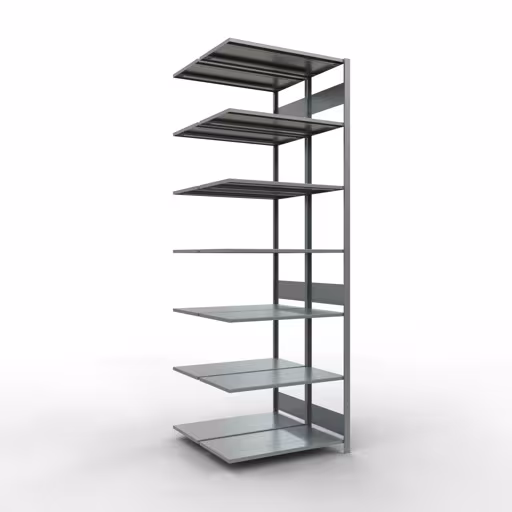 Anbauregal, Doppelregal, Fachbodenregal Stecksystem MULTIplus150, 3000 x 1000 x (2x500) mm (HxBxT), 2x7 Fachböden, Längenriegel, verzinkt von der Marke Schulte Lagertechnik Anbauregal, Doppelregal, Fachbodenregal Stecksystem MULTIplus150, 3000 x 1000 x (2x500) mm (HxBxT), 2x7 Fachböden, Längenriegel, verzinkt aus der Kategorie Doppelregale mit der Artikelnummer 17857