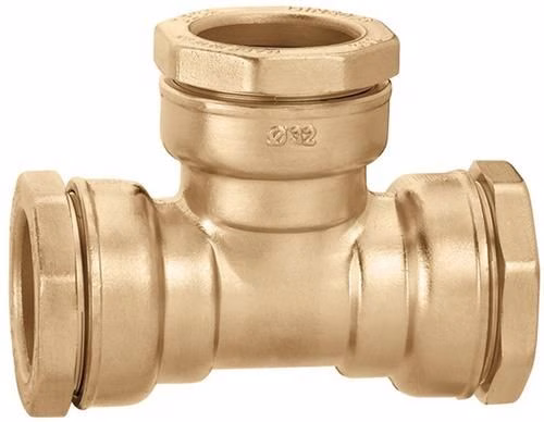 T-Stück 864 Messing CALEFFI aus der Kategorie PE Rohr Messing Fittings mit der Teilenummer 7000535125