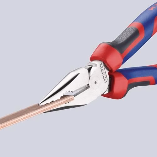 Spitzkombizange Länge 145mm poliert Comfort-Griff schwarz atramentiert KNIPEX