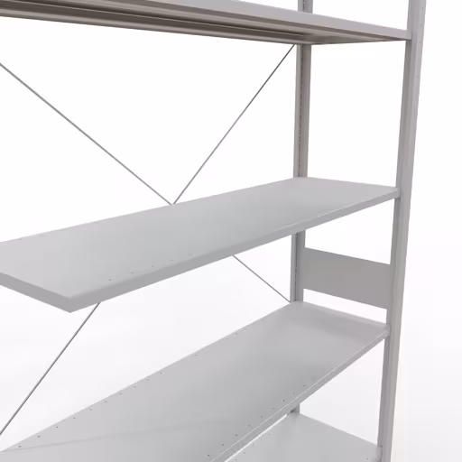 Stecksystem Anbauregal 3000x1300x400 mm, Typ 150 kg, lichtgrau aus der Kategorie Anbauregal mit der GTIN 4004514292926 Stecksystem Anbauregal 3000x1300x400 mm, Typ 150 kg, lichtgrau von der Marke Schulte Lagertechnik aus der Produktreihe Stecksystem