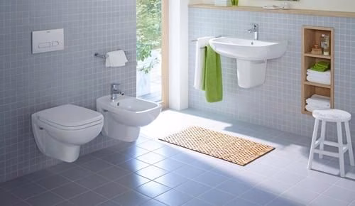 Duravit Wand-WC-Set D-Code, rimless, Tiefspüler, weiß, inklusive WC-Sitz mit Absenkautomatik