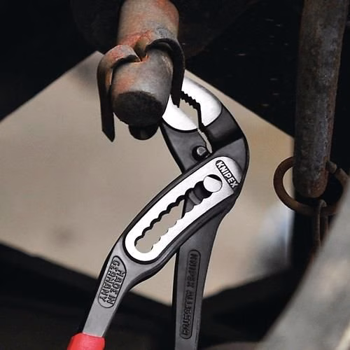 Wasserpumpenzange Alligator® Länge 180mm Spannweite 36mm poliert Kunststoff-Überzug KNIPEX