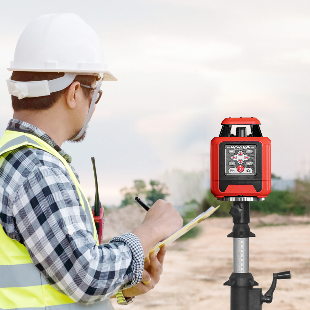 Ohne Text 847786 Horizontaler & vertikaler Rotationslaser mit ROTEM Laserstrahl Easy Roto HVR