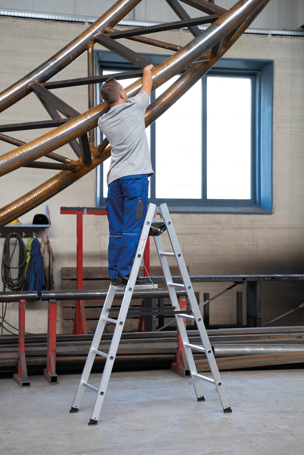 Milieubild 3818804 Munk Sprossen-Stehleiter 2x5 Sprossen