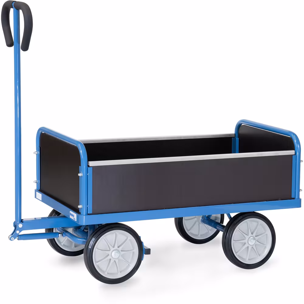 Handwagen Seitenwände mit Ladefläche, 2 Stirnwänden 300 mm hoch und 2 Einstecklängswänden aus wasserfesten Sperrholz 220 mm hoch Typ Ladeflächenlänge: 1000 mm aus der Kategorie Handwagen/Pritschenwagen mit der Artikelnr. 4051V