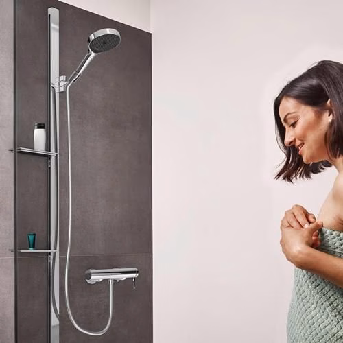 Detailbild 4077990 Hansgrohe Handbrause Rainfinity 130 3jet chrom