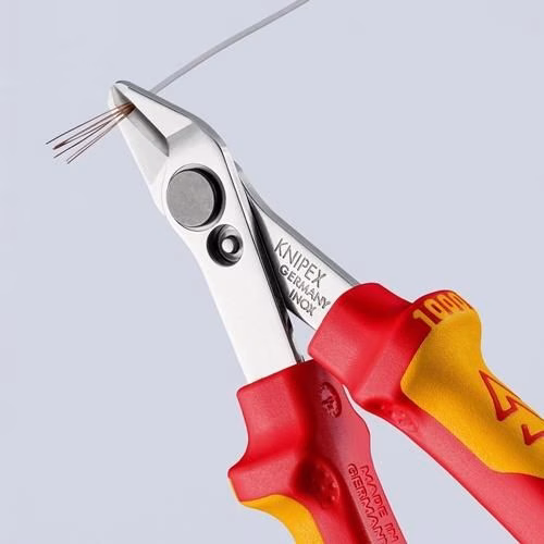 Detailbild 4072689 Elektronikseitenschneider Electronic Super-Knips Länge 125mm Form 0 Facette nein VDE KNIPEX