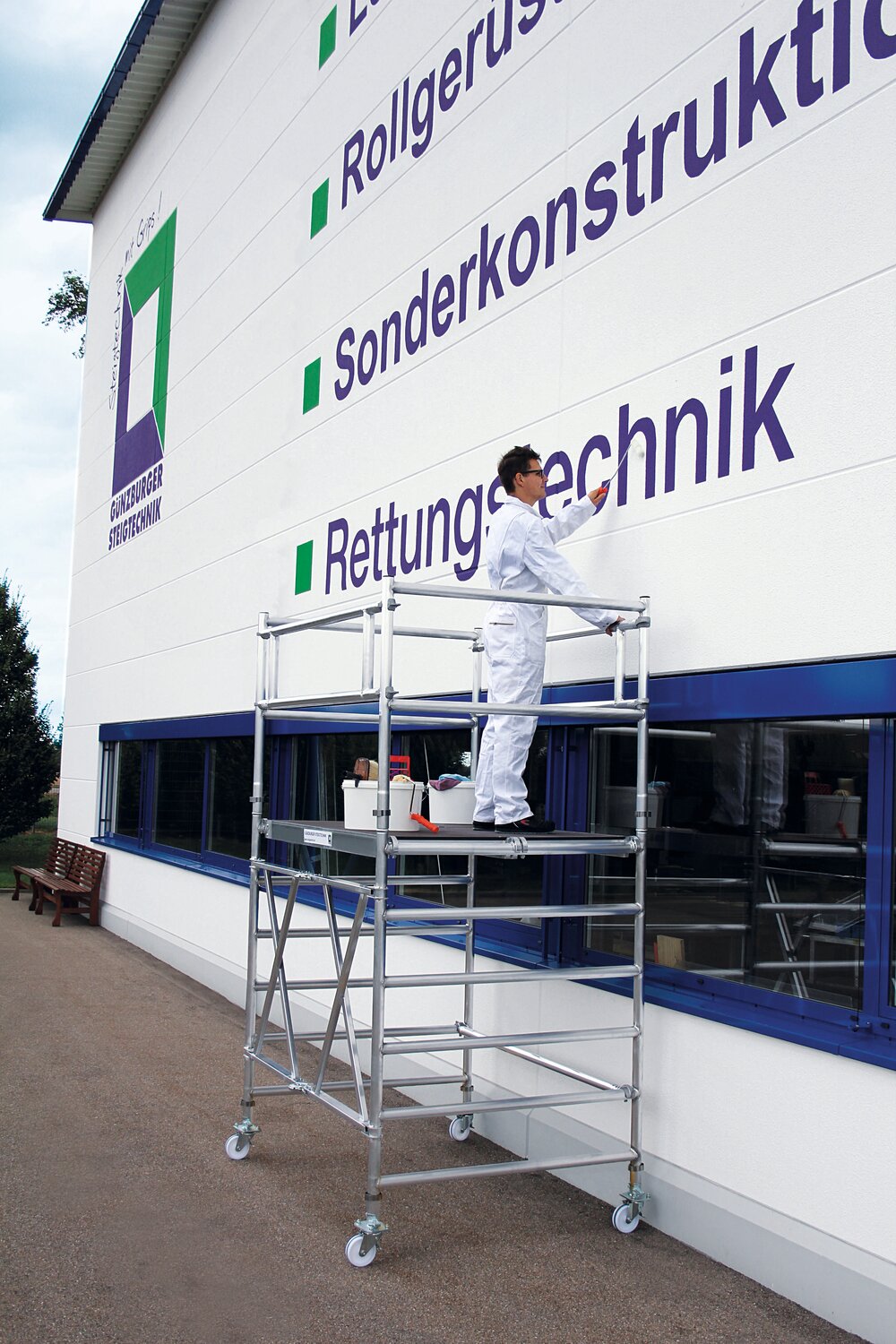 Munk Klappgerüst 1,35 x 1,80 m Plattformhöhe 3,80 m