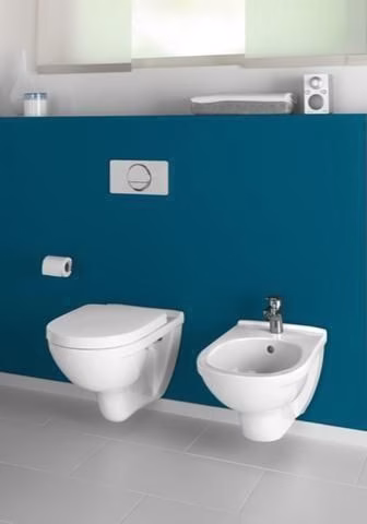 VILLEROY & BOCH Combi-Pack O.novo 5660HR 360x560mm Oval Weiß Alpin