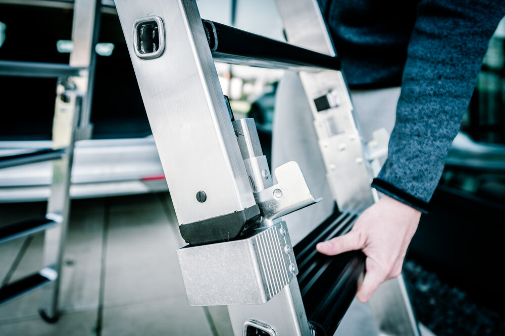 Milieubild 2178907 Munk Stufen-Stehleiter beidseitig begehbar steckbar 2x4 Stufen