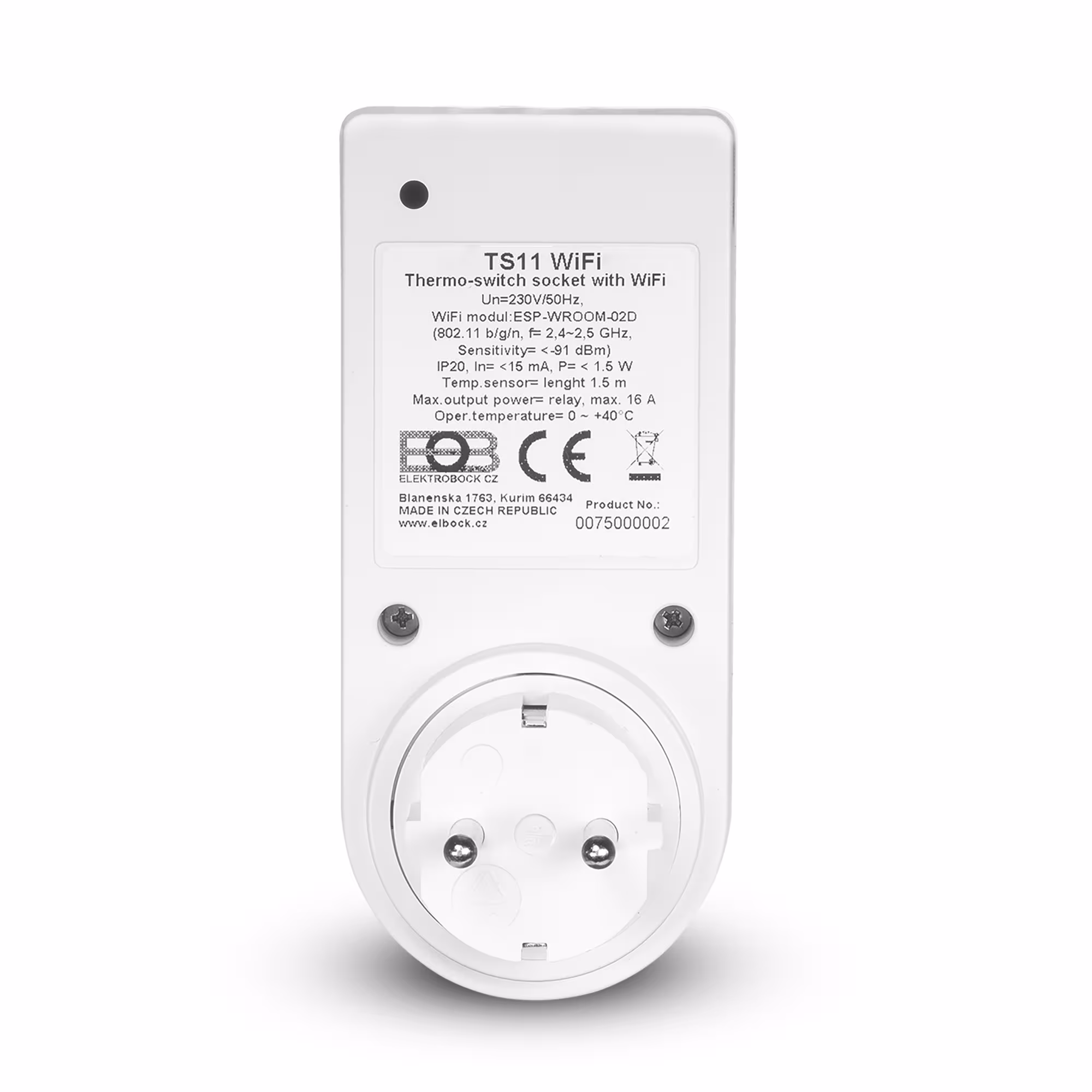 Abbildung Nr 7 des Artikels TS11 WIFI Schaltsteckdose aus der Produktgruppe Heizkörper von der Marke Elektrobock