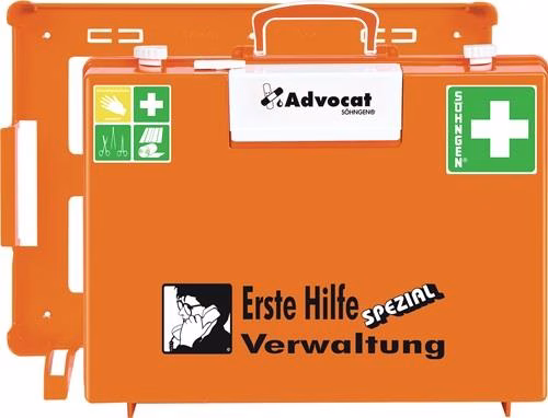 Erste Hilfe Koffer Advocat Verwaltung B400xH300xT150 circa mm orange SÖHNGEN aus der Kategorie Söhngen mit der Teilenummer 4000386003