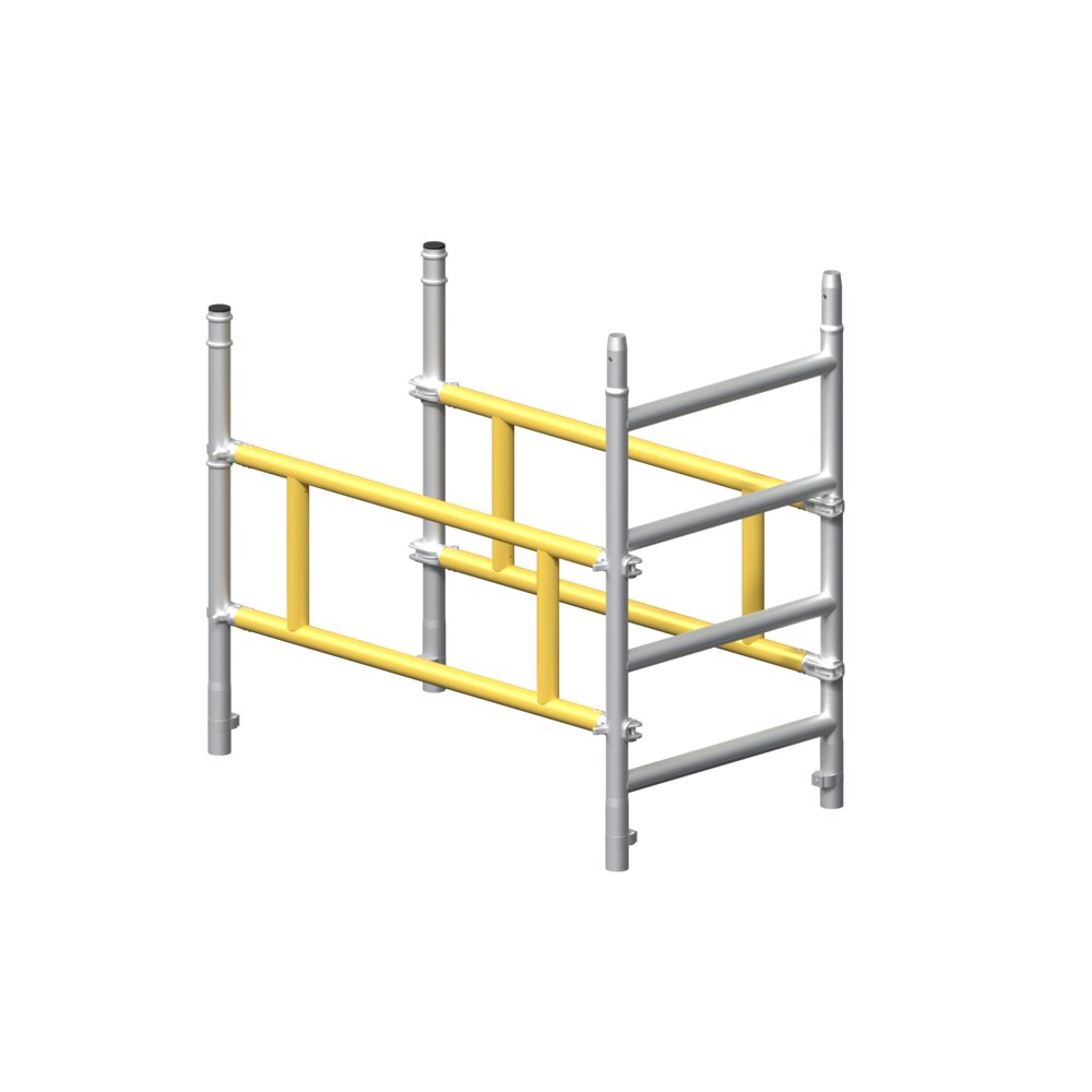 Munk Geländer-Set dreiseitig für Montageplattform fahrbar aus der Kategorie Plattformleitern mit der Artikelnr. 011319