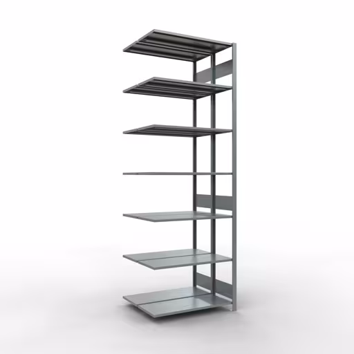Anbauregal, Doppelregal, Fachbodenregal Stecksystem MULTIplus150, 3000 x 1000 x (2x400) mm (HxBxT), 2x7 Fachböden, Längenriegel, verzinkt von der Marke Schulte Lagertechnik Anbauregal, Doppelregal, Fachbodenregal Stecksystem MULTIplus150, 3000 x 1000 x (2x400) mm (HxBxT), 2x7 Fachböden, Längenriegel, verzinkt aus der Kategorie Doppelregale mit der Artikelnummer 17847