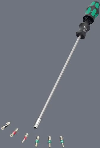 Magazinbithalter Kraftform Kompakt 27 XL Universal 1 7-teilig Kreuzschlitz PH / PZD / TORX®) WERA