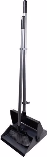 Kehrset Alu-Stielmit Klappschaufelund Besen schwarz / silber aus der Kategorie Handfeger und Kehrschaufeln mit der Teilenummer 9000472119