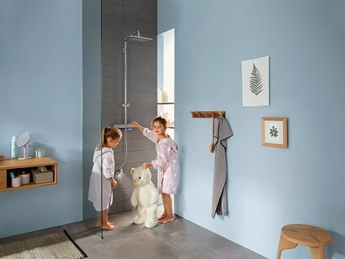 Hansgrohe Showerpipe Croma E 280 1jet chrom mit Brausethermostat