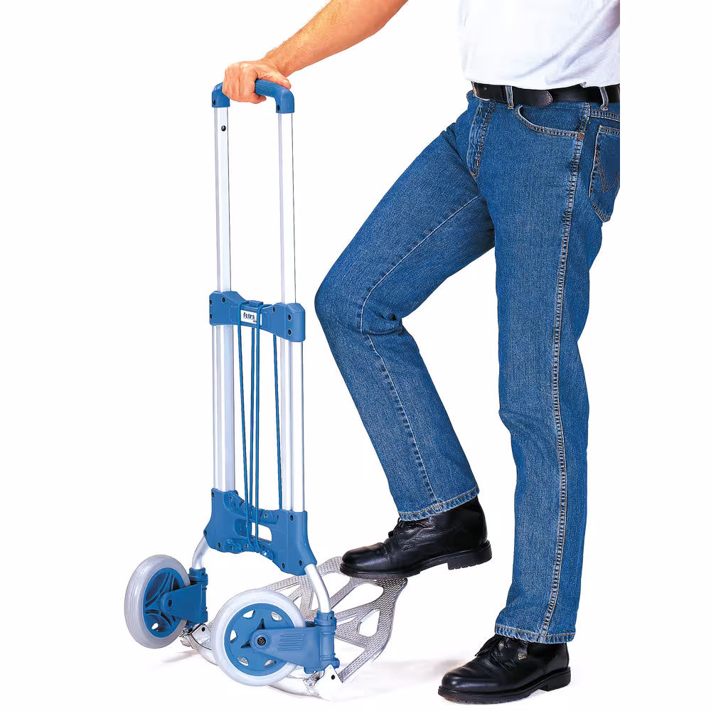 Andere Ansicht des Artikels Paketroller 1732 aus Aluminium-Stahlrohrkonstruktion mit Aluminium-Schaufel und hochwertigen Kunststoffteilen aus der Kategorie Transportsysteme