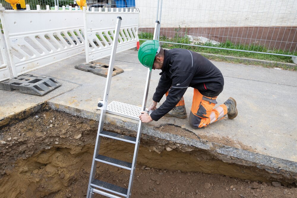 Munk Stufen-Baugrubenleiter-Einsteckteil 2 Stufen