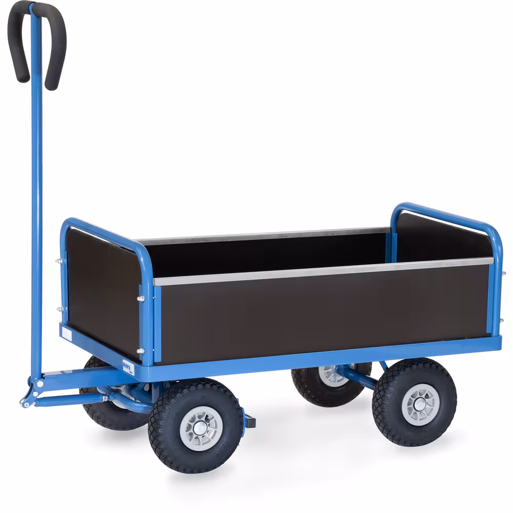Handwagen Seitenwände mit Ladefläche, 2 Stirnwänden 300 mm hoch und 2 Einstecklängswänden aus wasserfesten Sperrholz 220 mm hoch aus der Kategorie Handwagen/Pritschenwagen