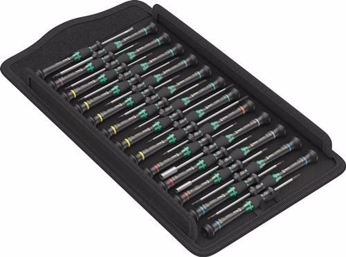 Jeu de tournevis de précision Wera Kraftform Micro Big Pk.1 (25 pièces) Jeu de 25 tournevis de précision Kraftform Micro Big Pk.1 de WERA, de la catégorie Tournevis pour l'électronique et la mécanique de précision, référence 4000829814